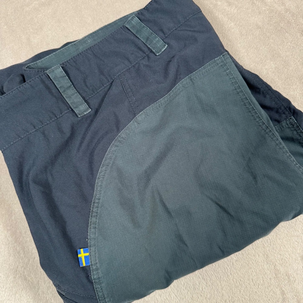 Fjallraven Abisko Midsummer Trousers Mens 36 Blue Hiking Cargo Pants 81152R